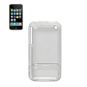 New Fashionable Perfect Fit Crystal Clear Transparent Snap-On Hard Protector Skin Cover Cell Phone Case for Apple iPhone 3G 3GS 8GB 16GB 32GB AT&T - Clear