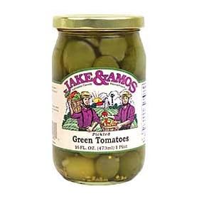 Pickled Green Tomatoes 3 jars Jake and Amos