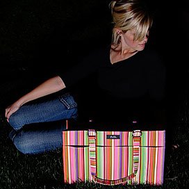 Candy Stripes Diaper Bag