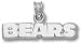 Chicago Bears Solid Sterling Silver ''BEARS'' Pendant