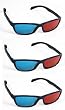3D Glasses for 3D DVD (3 Pair, Plastic) Extra upgrade Anaglyph 3D Glasses for 3D DVD (3 Pair, Plastic) Extra upgrade Anaglyph