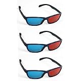 Hannah Montana 3D Anaglyph Glasses for DVD (3 Pairs, Plastic)