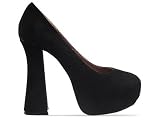 Jeffrey Campbell Eva New,Black Suede,10.0 M US