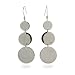 Eve's Addiction Plain Jane's Triple Circle Sterling Silver Earrings