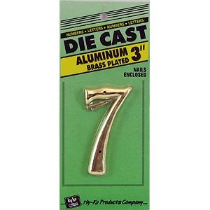 House Number- 3 Inches Aluminu