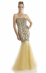 Sexy Crystal Beaded Lace Crystals Applique Cocktail Chiffon/Taffeta/Tulle Evening Dress 