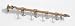 Design Garderobe Holz/Alu 1m, Eiche, hell
