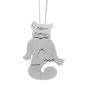 Vibe Harslof silver/cat Cat silver charm necklace