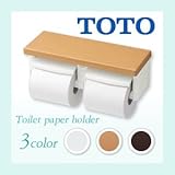 TOTO　棚付2連紙巻器　【YH600FM】　芯ありペーパー対応タイプ