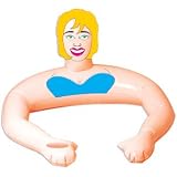 Inflatable Woman Bath Pillow
