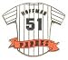 San Diego Padres Trevor Hoffman Jersey Pin