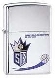 Sacramento Kings High Polish Chrome Zippo Lighter