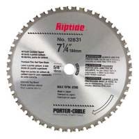 Porter Cable 12831 Riptide 7-1 4-Inch 48 Tooth ATB Metal Cutting Saw Blade with 5 8-Inch and Diamond Knockout Arbor for Blade-Left Saws