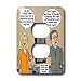 Rich Diesslins Funny General - Editorial Cartoons - Al Gore Carbon Offsets for Han Solo in Carbonite - Light Switch Covers - 2 plug outlet cover