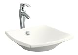 Kohler Vessel Sink K-19047-00. 16-1/8'' x 16-1/8'' x 6-11/16'', White