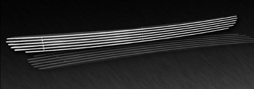 MaxMate 99-04 Ford Mustang Replacement Lower Bumper 1PC Horizontal Billet Polished Aluminum Grille Grill Insert