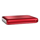 Western Digital WDBACX0010BRD My Passport Essential SE 1TB externe Festplatte (6,4 cm (2,5 Zoll) USB 3.0) metallic-rot