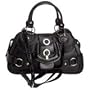 Gigi Chantal Large Black Purse w/ Croco