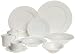 Oneida Basketweave 53-Piece Dinnerware Set, Service for 8
