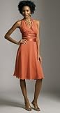 MATTE/SHINE HALTER DRESS