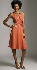 MATTE/SHINE HALTER DRESS