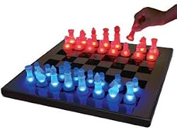 Lumisource LED Chess Set - Blue/Red