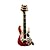 ラインストーン メタルギターブローチ Rhinestone Electric Guitar Brooch
