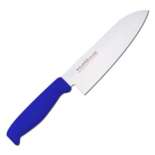 トウジロウ カラー庖丁 三徳庖丁17cm ブルー F-192BL