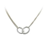 Designer Diana Warner Obligato Double Linked Sterling Silver and 18k Gold Brush Necklace HELP OTHERS Handmade in NYC 31vC0sjy9jL. SL160 Designer Diana Warner Obligato Double Linked Sterling Silver and 18k Gold Brush Necklace HELP OTHERS Handmade in NYC