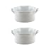 BIA Cordon Bleu Wavy 4-1/2-Ounce Ramekins, Set of 4, White