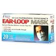 Flents High Filtration Efficiency Ear-Loop Mask 20 Per Box