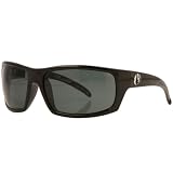 Tech XL in Gloss Black Grey Poly Polarized Electric Sunglasses by