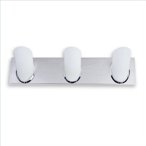 George Kovacs by Minka P5943-077 3-Light Bath Light - Chrome - 21W in.