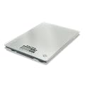 Salter Large ultra slim glass platform electronic kitchen scale silver