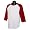 White/scarlet