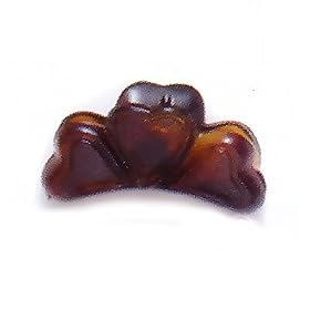 Caravan Mini French Heart Clip Tortoise 1-1 2