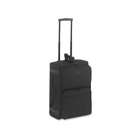 Rolling Dual-Side Notebook Computer Zippered Suit Carrier 15 x 11 x 22, Black KTKLGCC222 by Kantek