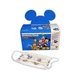 Kimberly-Clark Products - Childs Face Mask, w/ Stretchable Earloops, 75/BX, Latex Free - Sold as 1 BX - Child's face mask features a Disney character to make children comfortable during examinations. Made of soft, lightweight fabrics. Latex-free, breathable face mask features a pleat-style design and stretchable earloops.