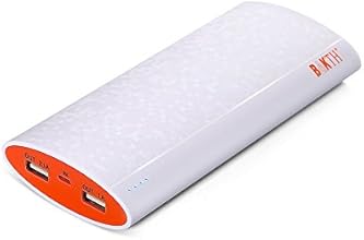 BAKTH 15600mAh Special Shake-Starting 3.5A Output Fast Charging Power Bank for Smart Phones and Tablets - White
