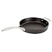 Lodge Signature 12-Inch Seasoned Cast-Iron Skillet with Stainless-Steel Primary and Assist Handles
