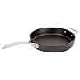 Lodge Signature 10-Inch Seasoned Cast-Iron Skillet with Stainless-Steel Primary and Assist Handles