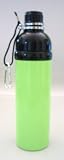 Good Life Gear Eco Friendly 24 oz Lime Green Stainless Steel with Black Cap Reusable Water Bottle