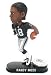 Oakland Raiders Randy Moss Forever Collectibles Black Base Edition Bobble Head