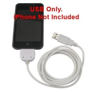 Photo USB Data Sync/Charger Cable For Apple iPhone 4