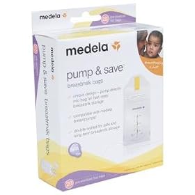 Medela Pump & Save� Breastmilk Bags - 20 pack