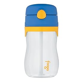 Thermos Foogo Phases Leak Proof Tritan Straw Bottle, 11 Ounce, Blue/YellowThermos Foogo Phases Leak Proof Tritan Straw Bottle, 11 Ounce