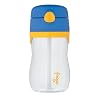 Thermos Foogo Phases Leak Proof Straw Bottle, Blue/Yellow, 11 Ounce