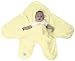 GoBaby Teddytoes Couture Lt. Yellow Sz 1(0-6Mo)