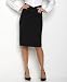 AK Anne Klein Twist-Front Ponte Pencil Skirt