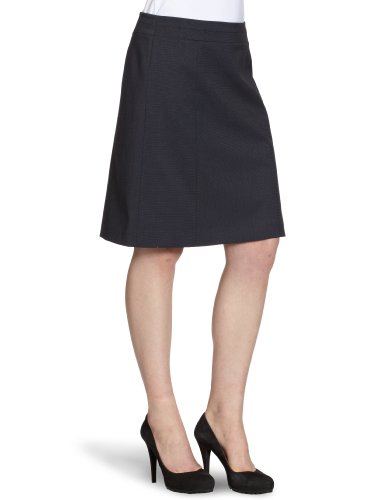 ESPRIT Collection Damen Rock (knielang), N28262, Gr. 32, Blau (navy 408) Preisvergleich